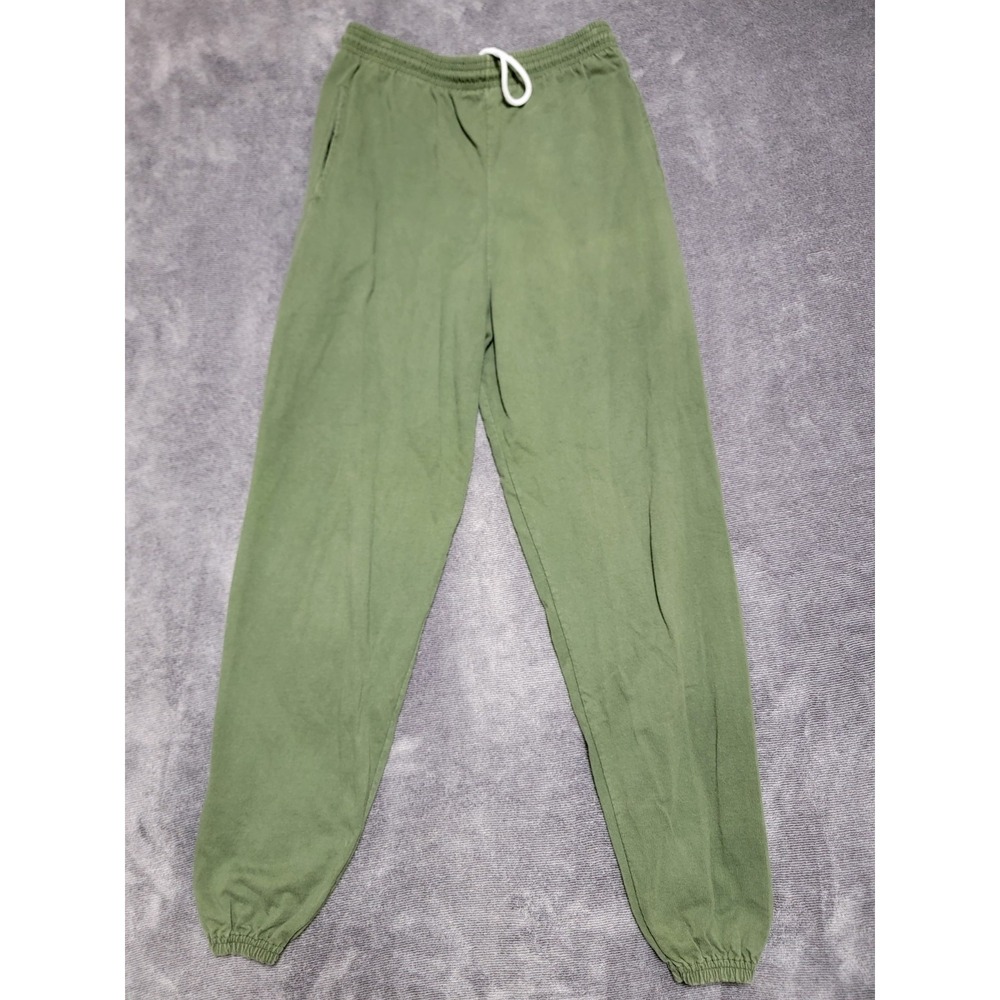 Vintage‎ 90s Pluma Made In USA Drawstring Sweatpants Dark Green Baggy Men's Sz M